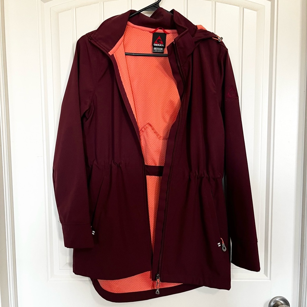 GERRY Women's Burgandy Jacket with Coral Lining